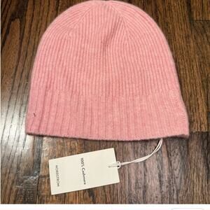 Nordstrom Pink Cashmere Beanie NWT